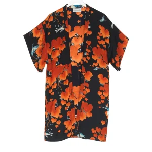 Cheap One Hundred Stars Acer Black Midi Kimono