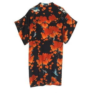 Cheap One Hundred Stars Acer Black Midi Kimono