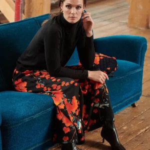 Store One Hundred Stars Acer Black Palazzo Pant