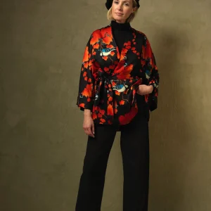 Fashion One Hundred Stars Acer Black Wrap Jacket