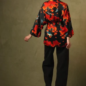 Fashion One Hundred Stars Acer Black Wrap Jacket
