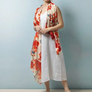 New One Hundred Stars Acer Red Scarf
