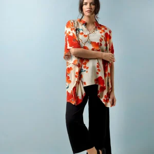 Store One Hundred Stars Acer Red Tunic Top