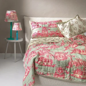 Best One Hundred Stars Ancient Column Pink Bedspread