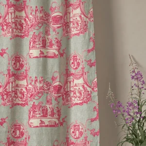 Store One Hundred Stars Ancient Column Pink Linen Panel