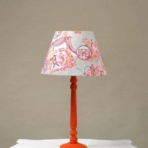 Store One Hundred Stars Ancient Columns Pink 14" Tapered Lampshade