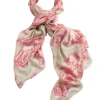 Discount One Hundred Stars Ancient Columns Pink Scarf