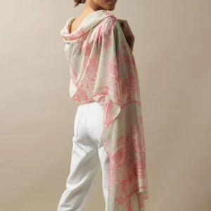 Discount One Hundred Stars Ancient Columns Pink Scarf