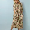 Flash Sale One Hundred Stars Chinoiserie Pink Rachel Dress
