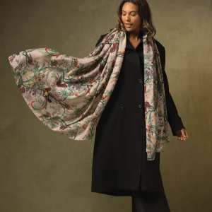 Outlet One Hundred Stars Chinoiserie Pink Scarf