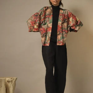 Clearance One Hundred Stars Country Toile Berry Kimono