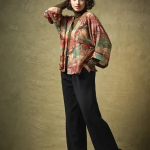 Clearance One Hundred Stars Country Toile Berry Kimono