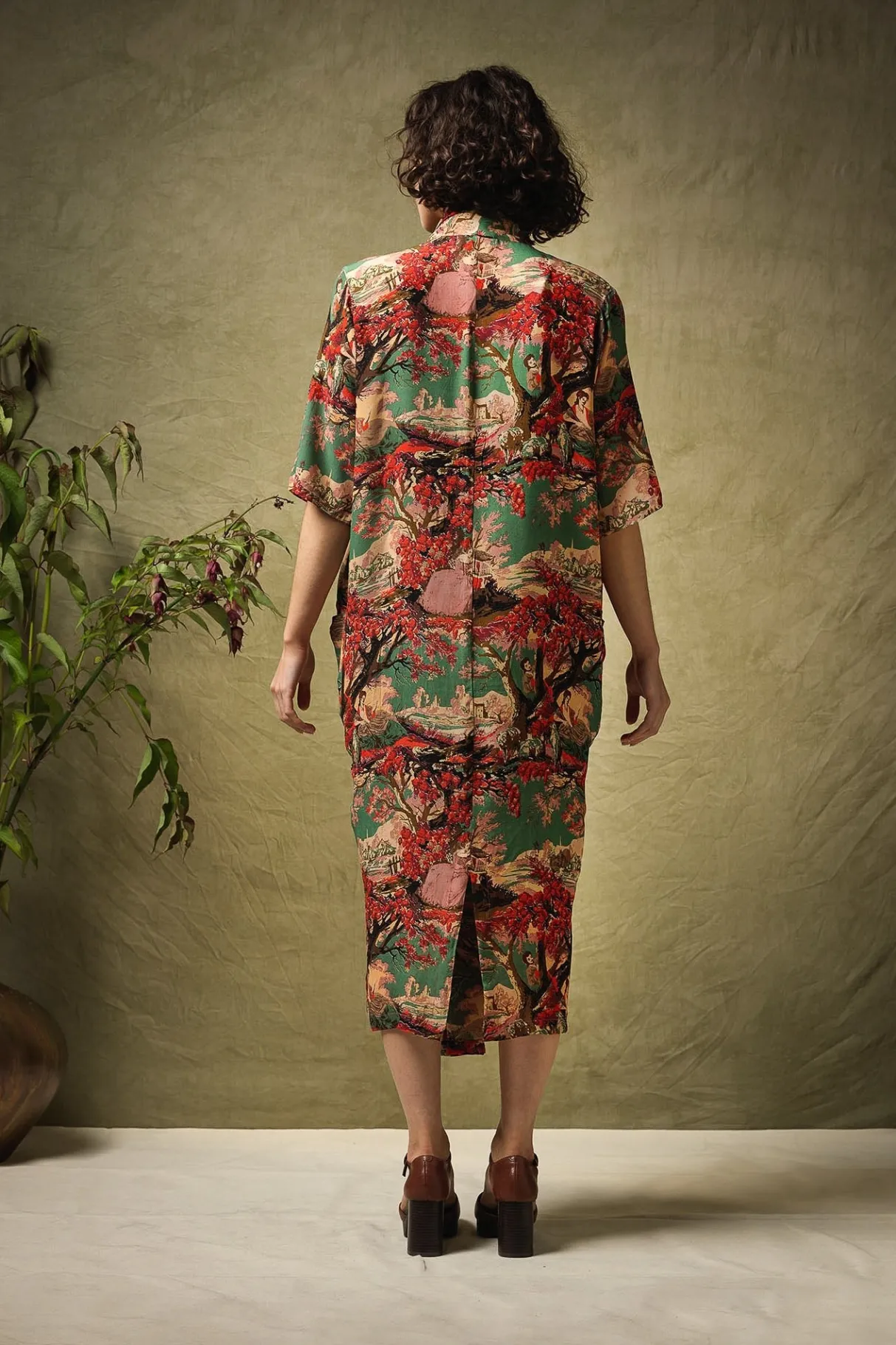 country_toile_berry_rachel_dress_1.webp Cheap One Hundred Stars Country Toile Berry Rachel Dress