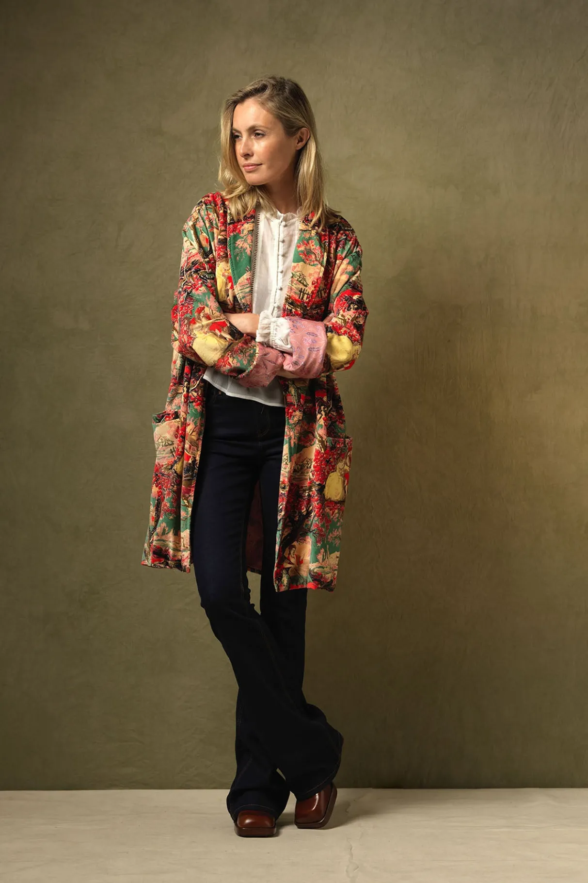 country_toile_berry_velvet_boyfriend_jacket_2.webp New One Hundred Stars Country Toile Berry Velvet Boyfriend Jacket