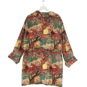 New One Hundred Stars Country Toile Berry Velvet Boyfriend Jacket