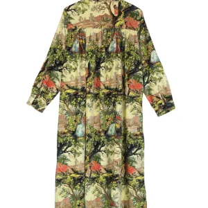 Sale One Hundred Stars Country Toile Velvet Duster Coat