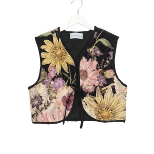 Flash Sale One Hundred Stars Daisy Black Gilet