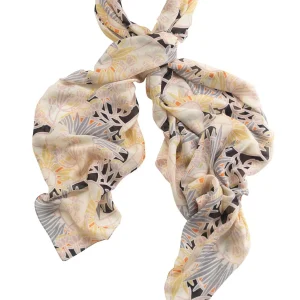 New One Hundred Stars Deco Daisy Mauve Scarf