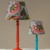 Flash Sale One Hundred Stars Eccentric Blooms Putty 12" Tapered Lampshade