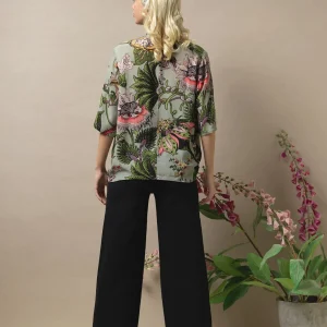 Fashion One Hundred Stars Eccentric Blooms Putty Rachel Top