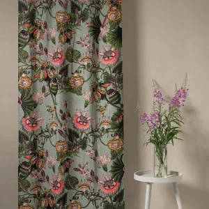 Shop One Hundred Stars Eccentric Bloooms Putty Linen Panel