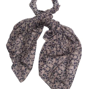 Discount One Hundred Stars Floral Paisley Blue Scarf