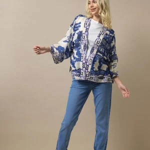 Sale One Hundred Stars Giant Willow Blue Kimono