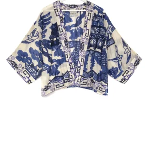 Sale One Hundred Stars Giant Willow Blue Kimono