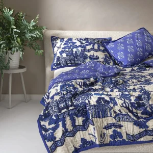 Store One Hundred Stars Giant Willow Blue Pillow Shams