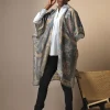 Online One Hundred Stars Handkerchief Grey Throwover