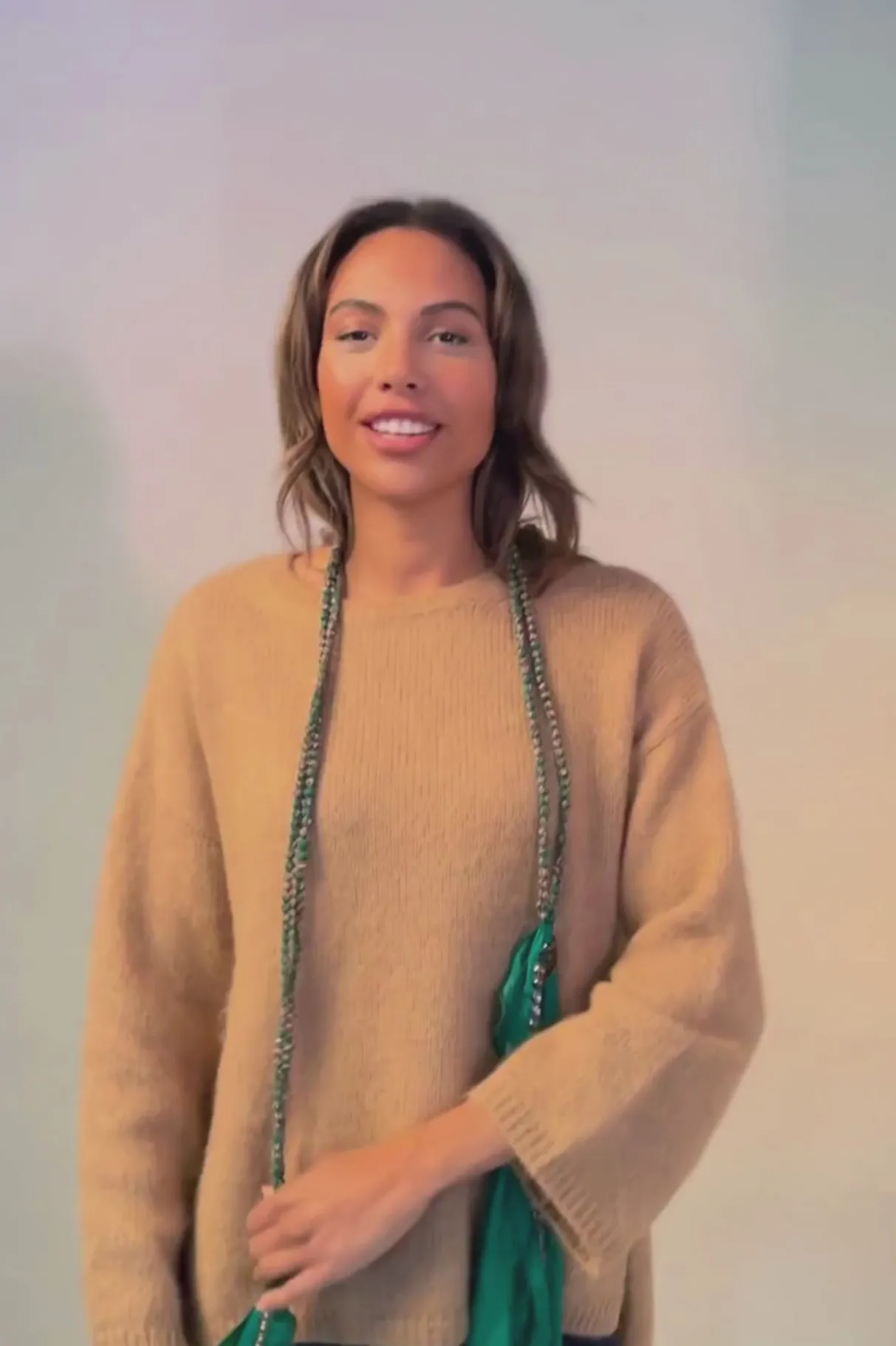 Cheap One Hundred Stars Indian Heritage Green Necklace Scarf