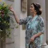 New One Hundred Stars Kew Etched Floral Aqua Rachel Dress
