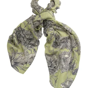 Cheap One Hundred Stars Kew Etched Floral Fern Scarf