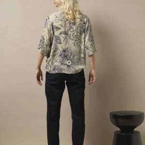 Flash Sale One Hundred Stars Kew Etched Floral Stone Rachel Top
