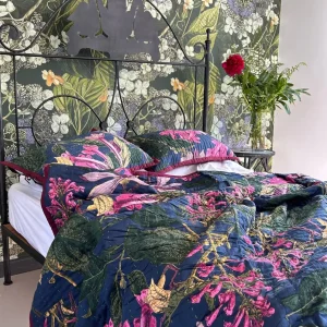 Outlet One Hundred Stars Kew Magnolia Blue Bedspread