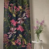 Clearance One Hundred Stars Kew Magnolia Blue Linen Panel