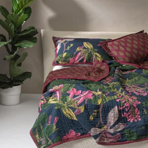 Discount One Hundred Stars Kew Magnolia Blue Pillow Shams