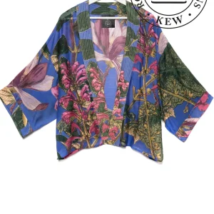 Hot One Hundred Stars Kew Magnolia Purple Kimono