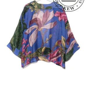 Hot One Hundred Stars Kew Magnolia Purple Kimono