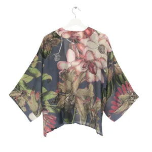 New One Hundred Stars Kew Protea Grey Kimono
