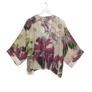 Clearance One Hundred Stars Kew Protea Stone Kimono
