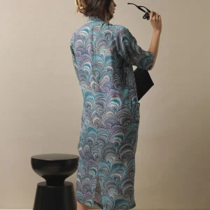 Best One Hundred Stars Marbled Blue Rachel Dress