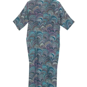 Best One Hundred Stars Marbled Blue Rachel Dress