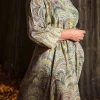 Fashion One Hundred Stars Marbled Green Abbi Dress