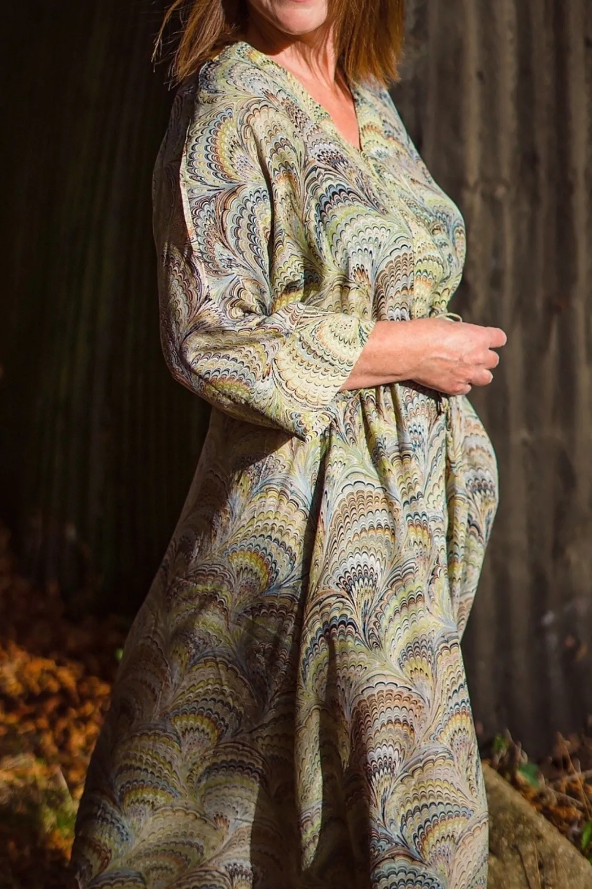 marbled_green_abbi_dress_0.webp Fashion One Hundred Stars Marbled Green Abbi Dress