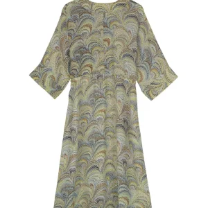 Fashion One Hundred Stars Marbled Green Abbi Dress