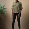 Best Sale One Hundred Stars Marbled Green Pippa Top