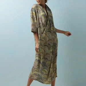 Best Sale One Hundred Stars Marbled Green Rachel Dress
