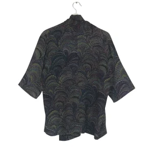 Hot One Hundred Stars Marbled Indigo Rachel Top