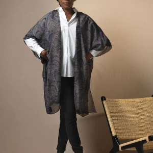 Best Sale One Hundred Stars Marbled Indigo Throwover